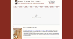 Desktop Screenshot of keithporterspecialties.com